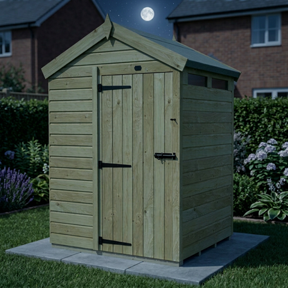 4 x 5  Apex Security Shed - view 5