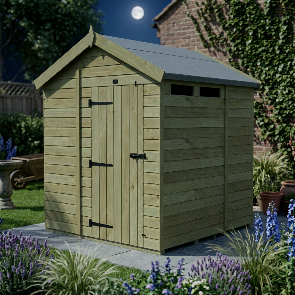 7 x 6 Apex Security Shed - view 4