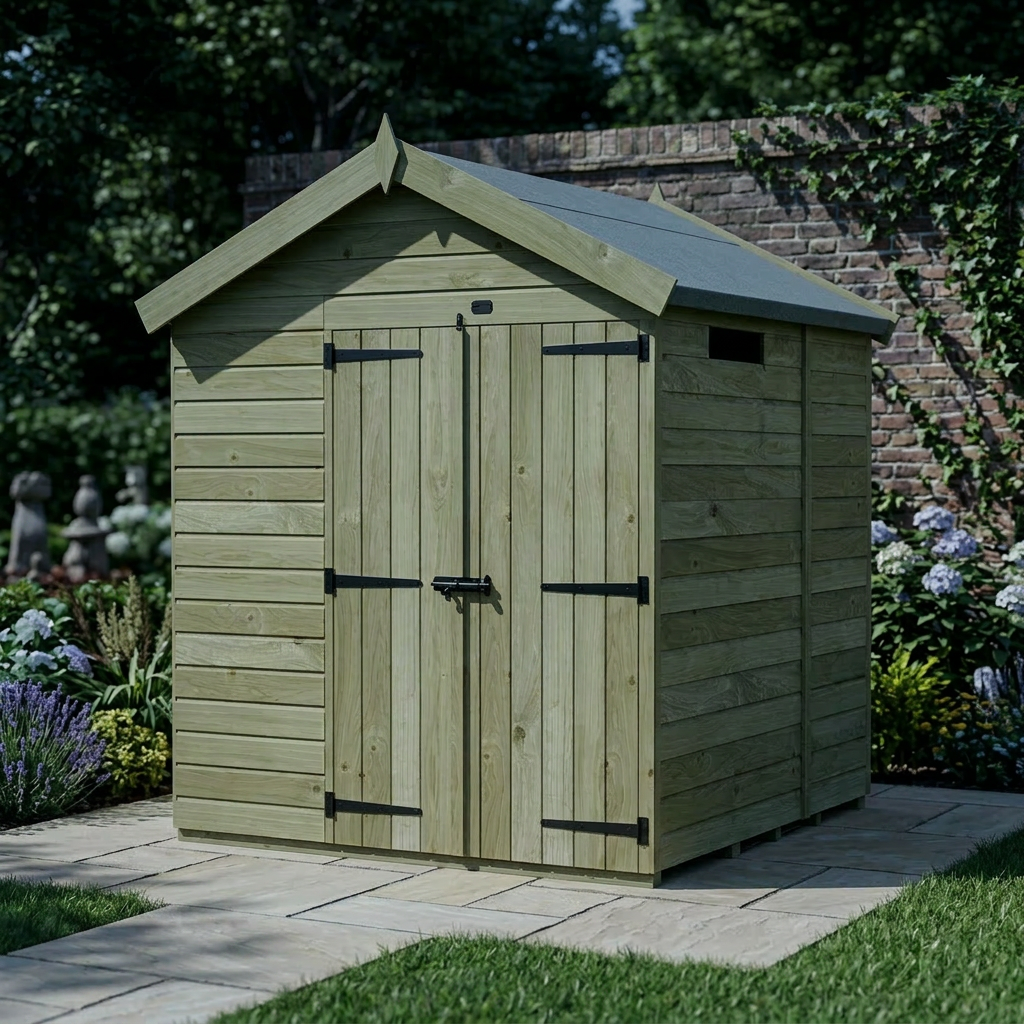 5 x 7 Apex Security Shed - view 5