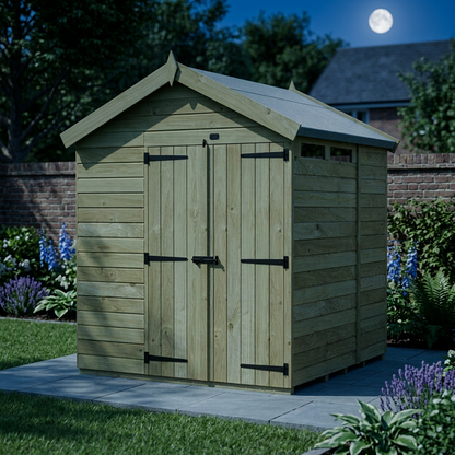 6 x 7 Apex Security Shed - view 3
