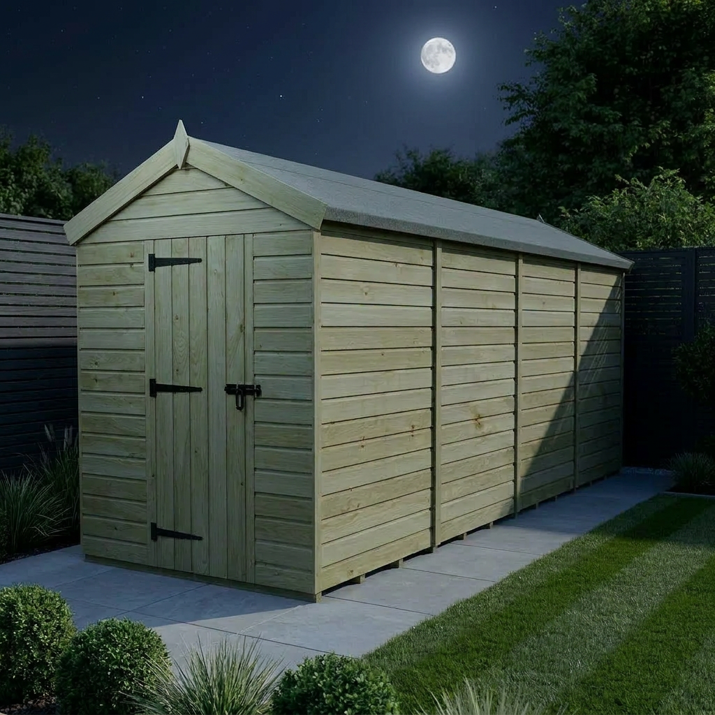 5 x 18 Apex Shed (Single Door, No Windows) - Apex Shed