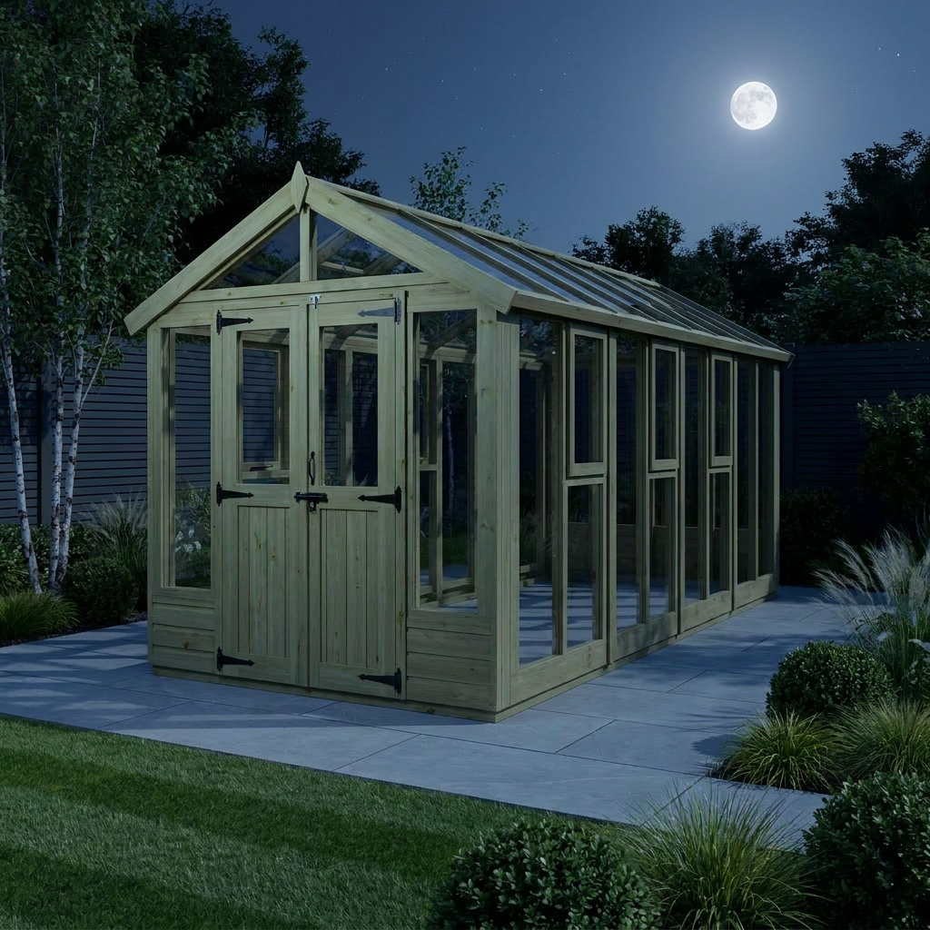 6x16 Glass Greenhouse - view 3