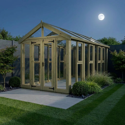 6x18 Glass Greenhouse - view 2