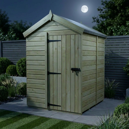 5 x 5 Apex Shed (Single Door, No Windows) - view 2