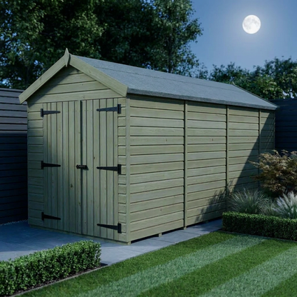 7 x 13 Apex Shed (Double Door, No Windows) - view 2