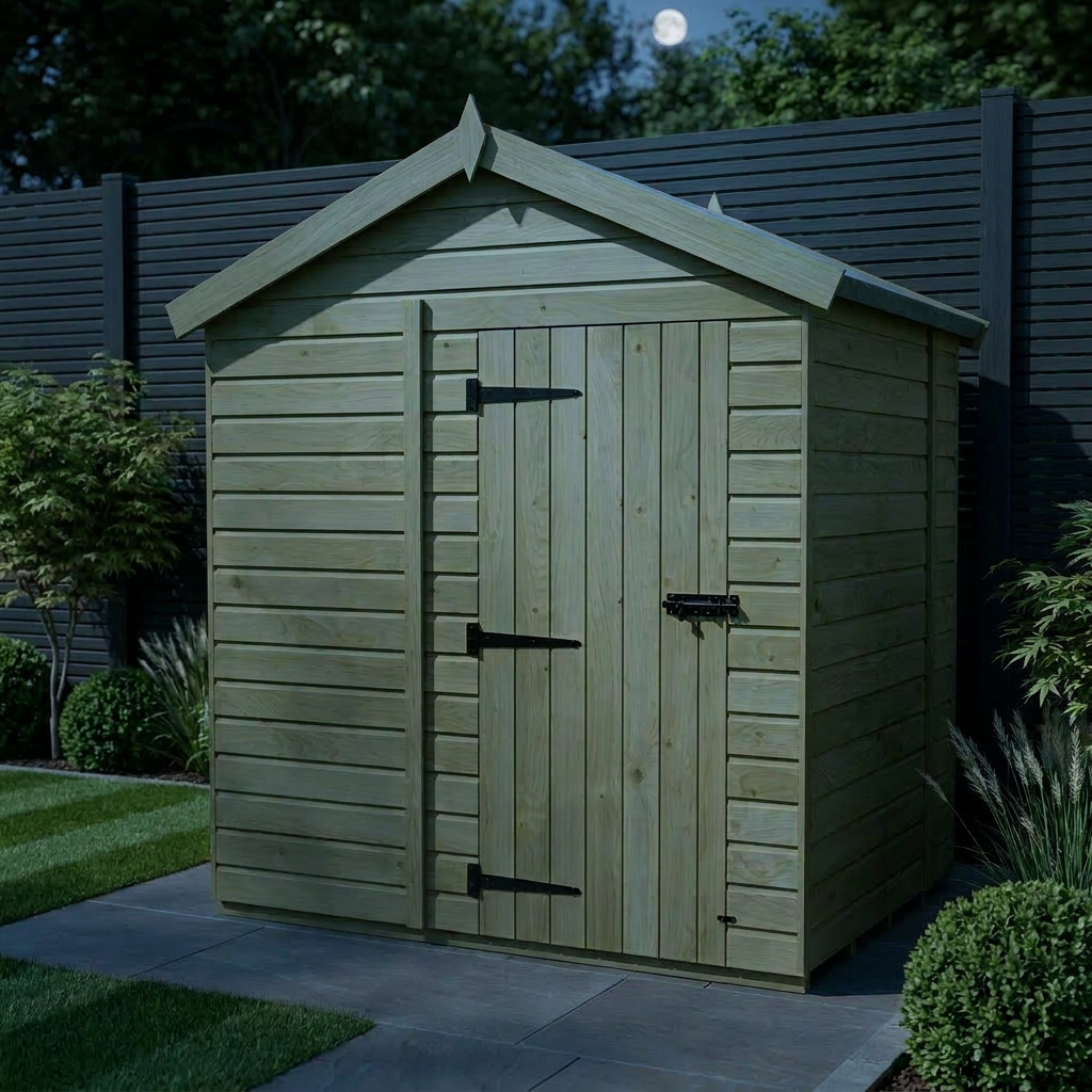 8 x 4 Apex Shed (Single Door, No Windows) - Apex Shed