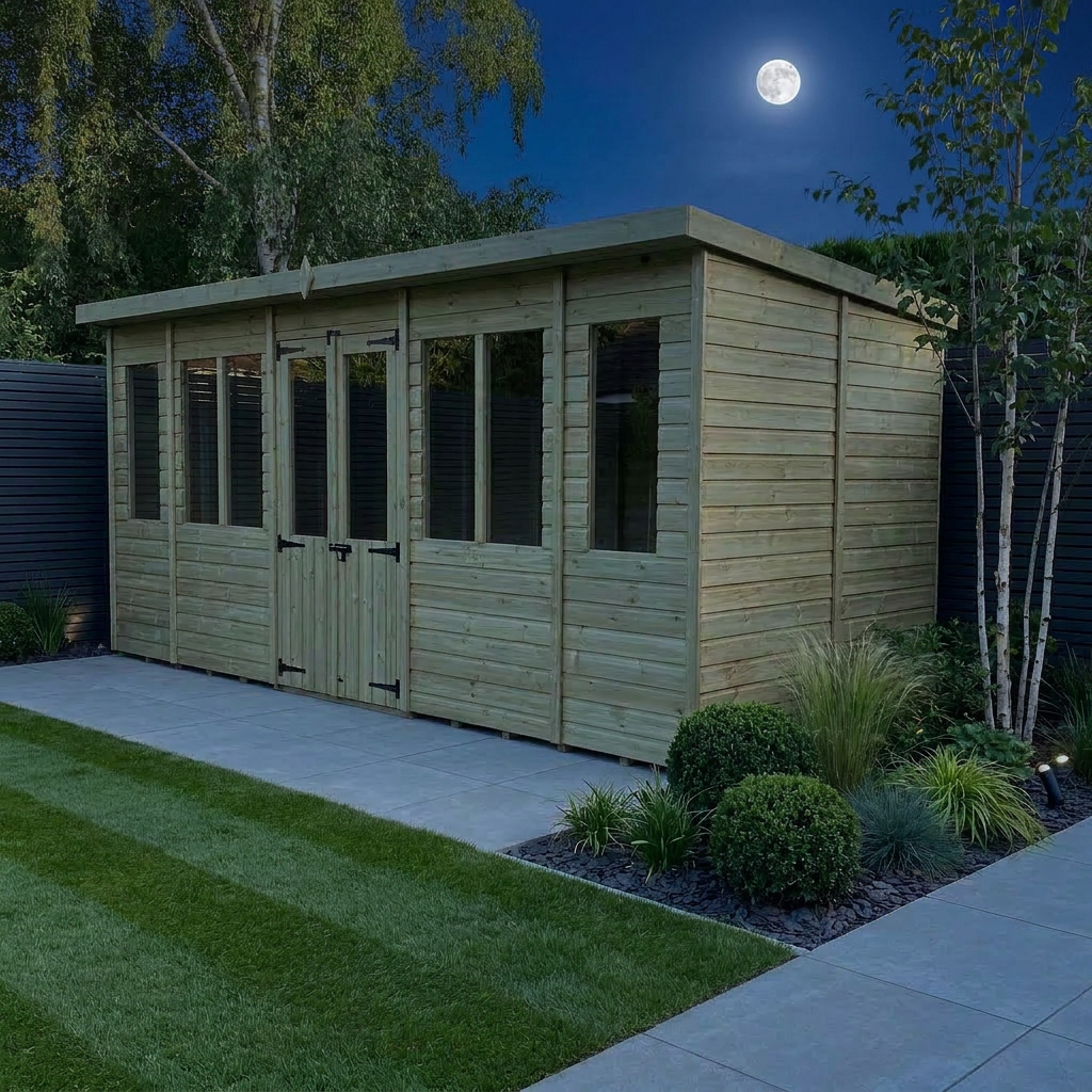 18 x 6 Pent Summer House - Pent Summer House