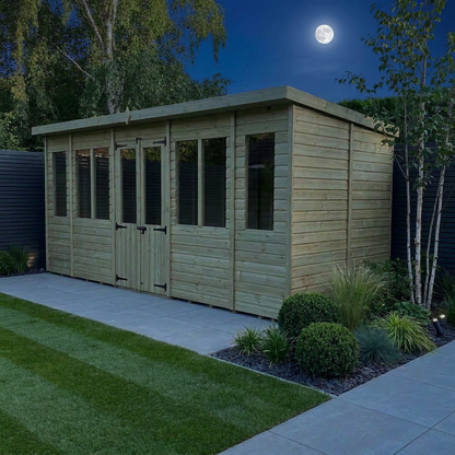 18 x 6 Pent Summer House - Pent Summer House