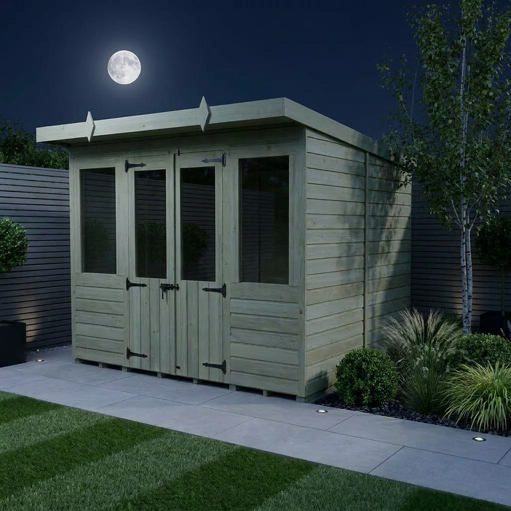 8 x 8 Pent Summer House - Pent Summer House