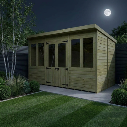 16 x 8 Pent Summer House - Pent Summer House