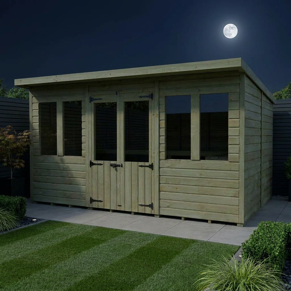 12 x 8 Pent Summer House - Pent Summer House