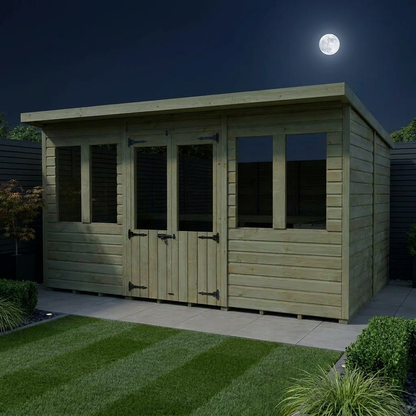 12 x 8 Pent Summer House - Pent Summer House