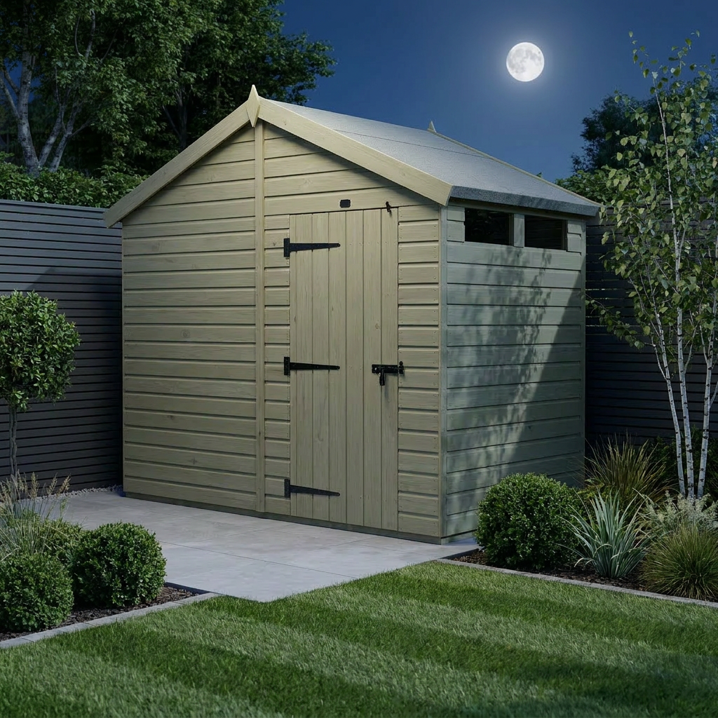 4 x 8  Apex Security Shed - Security Apex Shed