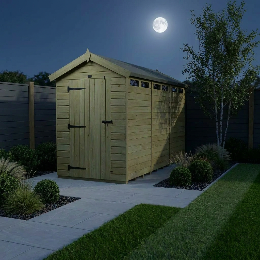 4 x 16 Apex Security Shed - Security Apex Shed