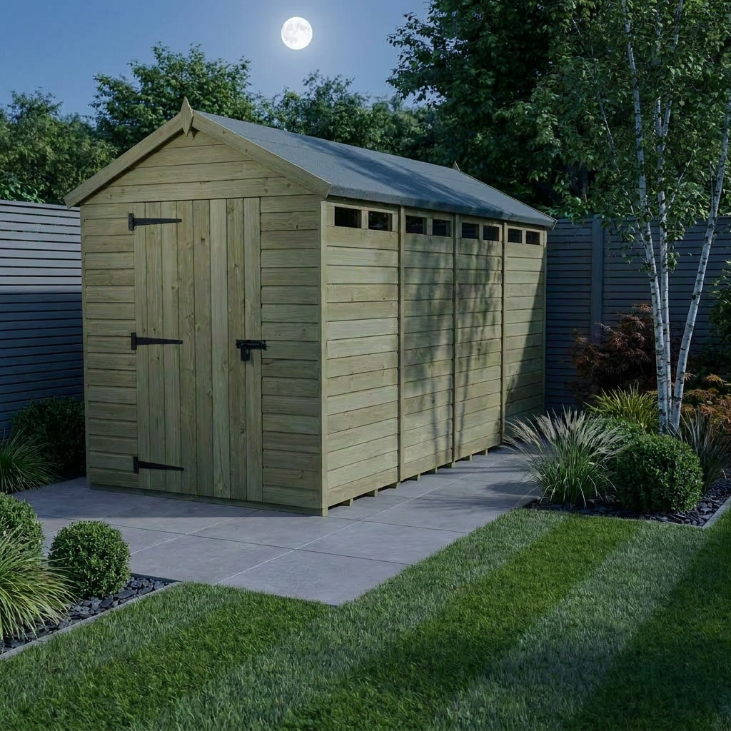 5 x 18 Apex Security Shed - Security Apex Shed