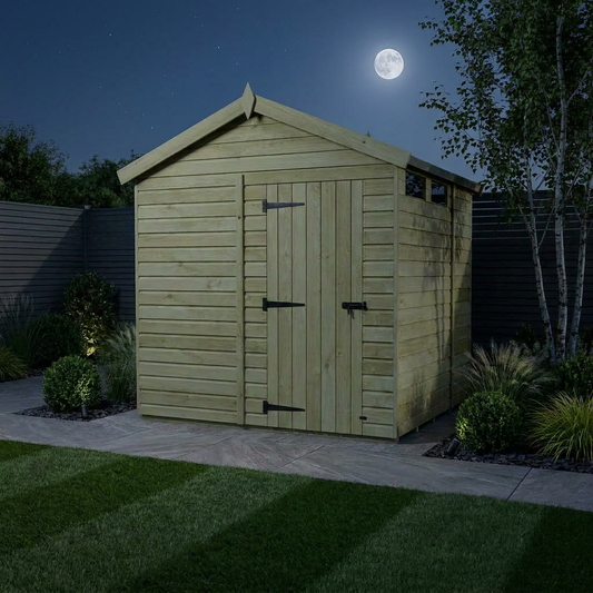 6 x 8 Apex Security Shed - Security Apex Shed