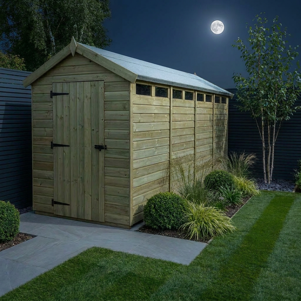 5 x 20 Apex Security Shed - Security Apex Shed