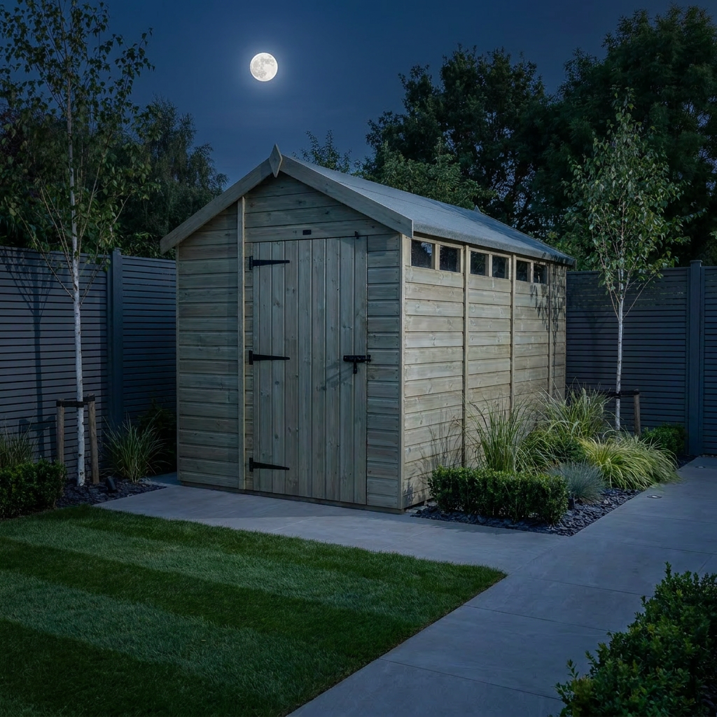 7 x 14 Apex Security Shed - Security Apex Shed