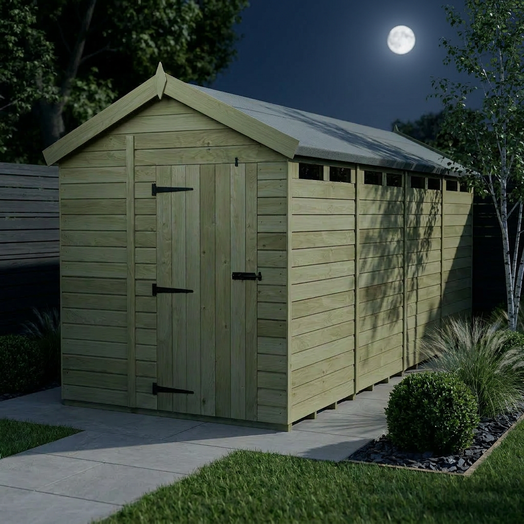 7 x 16 Apex Security Shed - Security Apex Shed