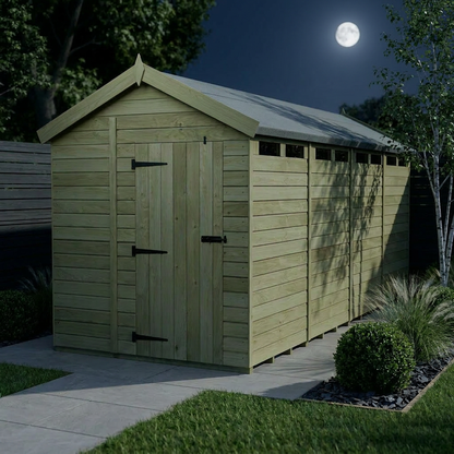 7 x 16 Apex Security Shed - Security Apex Shed