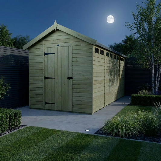 7 x 20 Apex Security Shed - Security Apex Shed