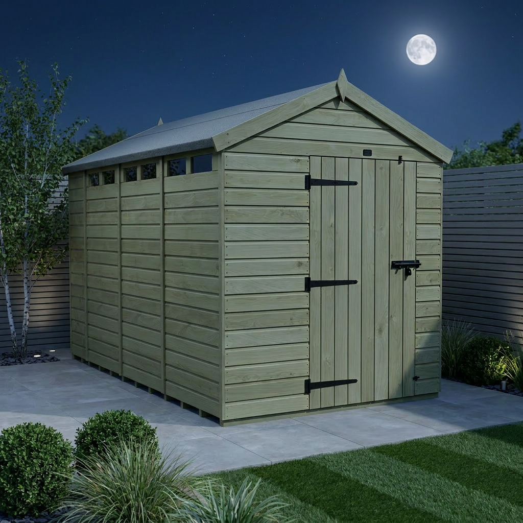 8 x 14 Apex Security Shed - Security Apex Shed