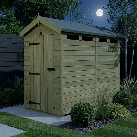 8 x 4 Apex Security Shed - Security Apex Shed