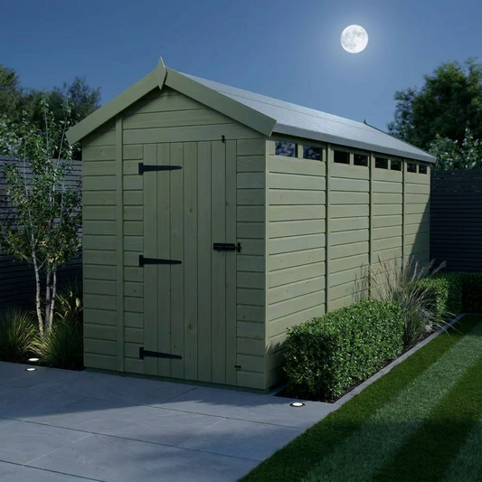 7 x 19 Apex Security Shed - Security Apex Shed