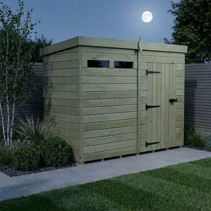 8 x 4 Security Pent Shed - Security Pent Shed