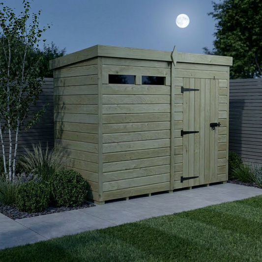 8 x 4 Security Pent Shed - Security Pent Shed