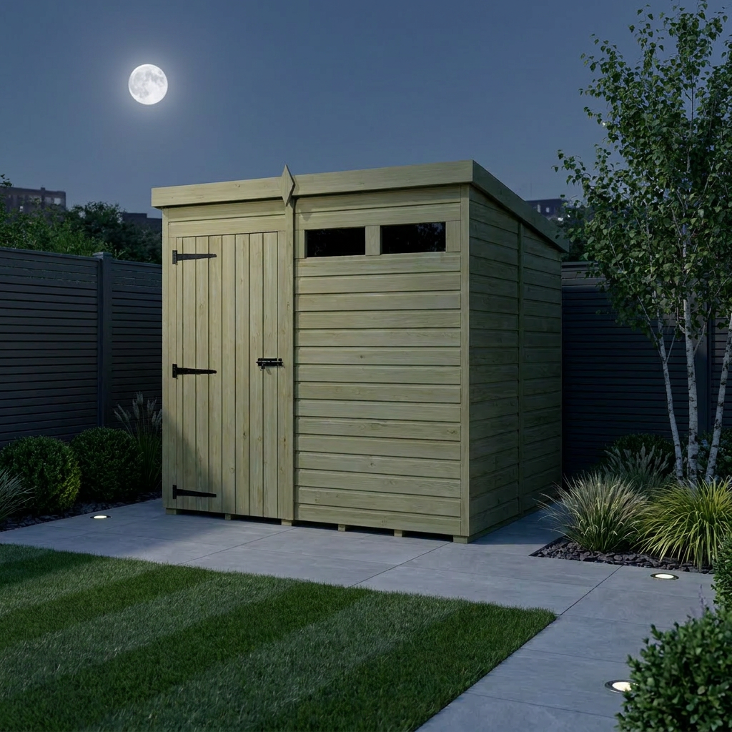 7 x 5 Security Pent Shed - Security Pent Shed