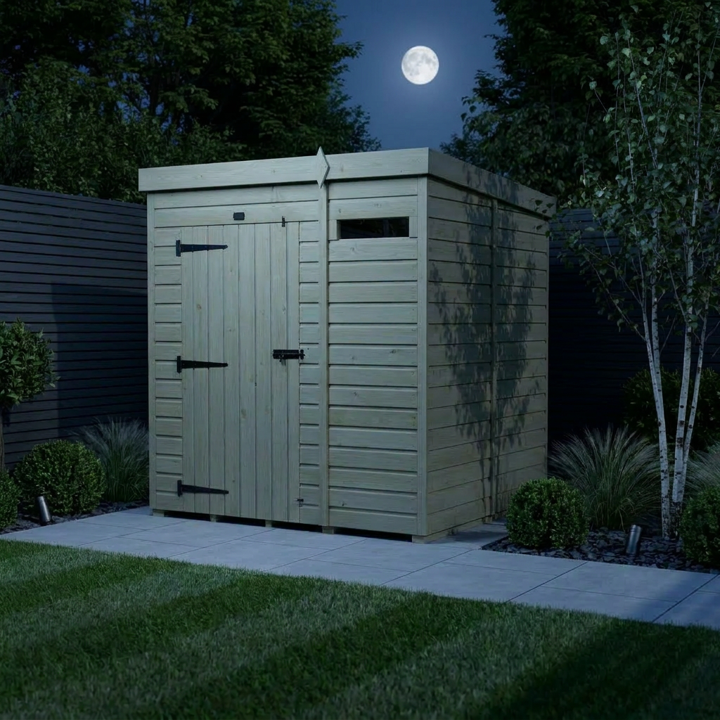 6 x 5 Security Pent Shed - Security Pent Shed