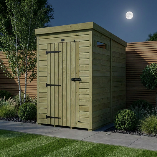 4 x 5 Security Pent Shed - Security Pent Shed