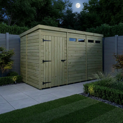12 x 5 Security Pent Shed - Security Pent Shed