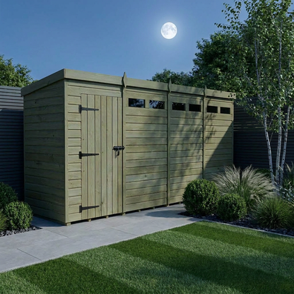 18 x 5 Security Pent Shed - Security Pent Shed