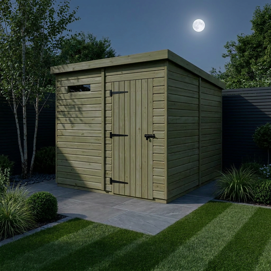 7 x 8 Security Pent Shed - Security Pent Shed