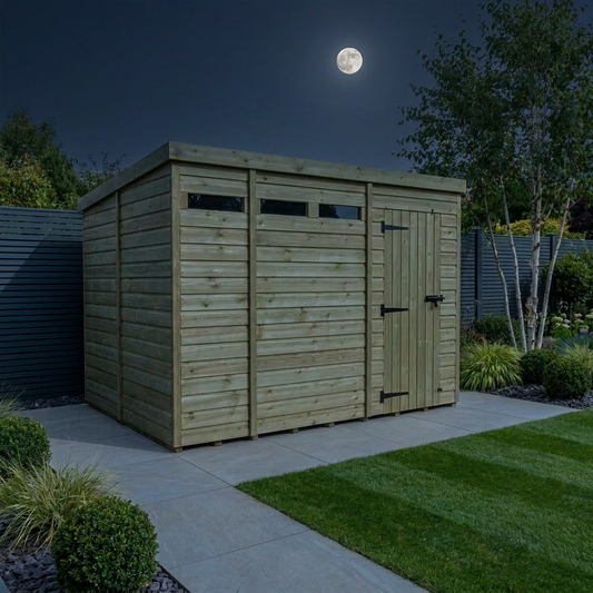 11 x 7 Security Pent Shed - Security Pent Shed