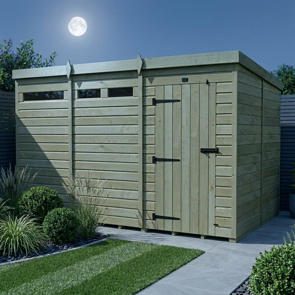 13 x 8 Security Pent Shed - Security Pent Shed