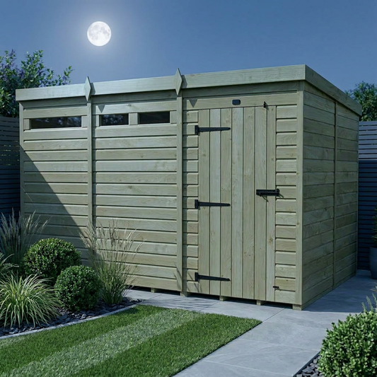 13 x 8 Security Pent Shed - Security Pent Shed
