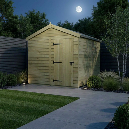 8 x 8 Apex Shed (Single Door, No Windows) - view 2