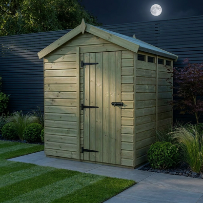 8 x 8 Apex Security Shed - Security Apex Shed