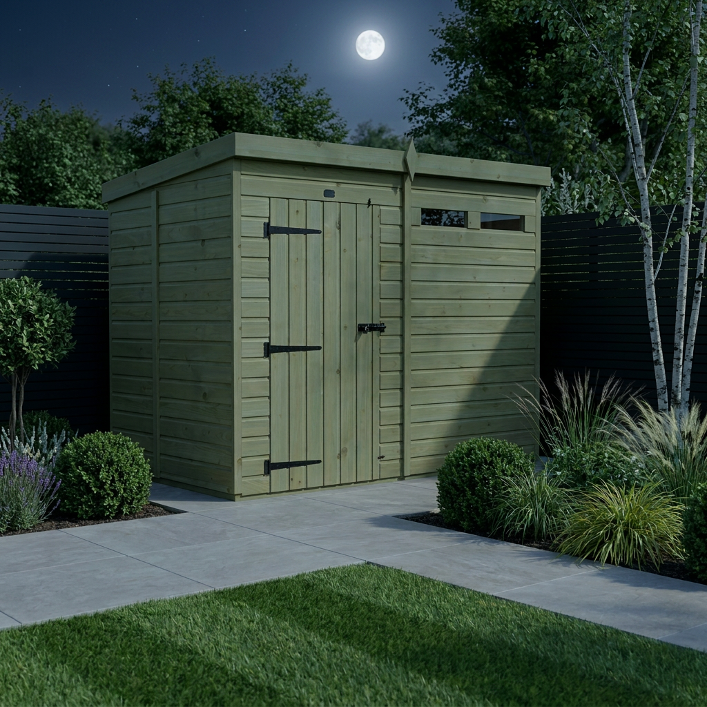 8 x 5 Security Pent Shed - view 2