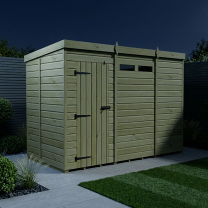 11 x 5 Security Pent Shed - view 2