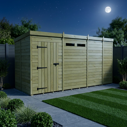 13 x 5 Security Pent Shed - Security Pent Shed