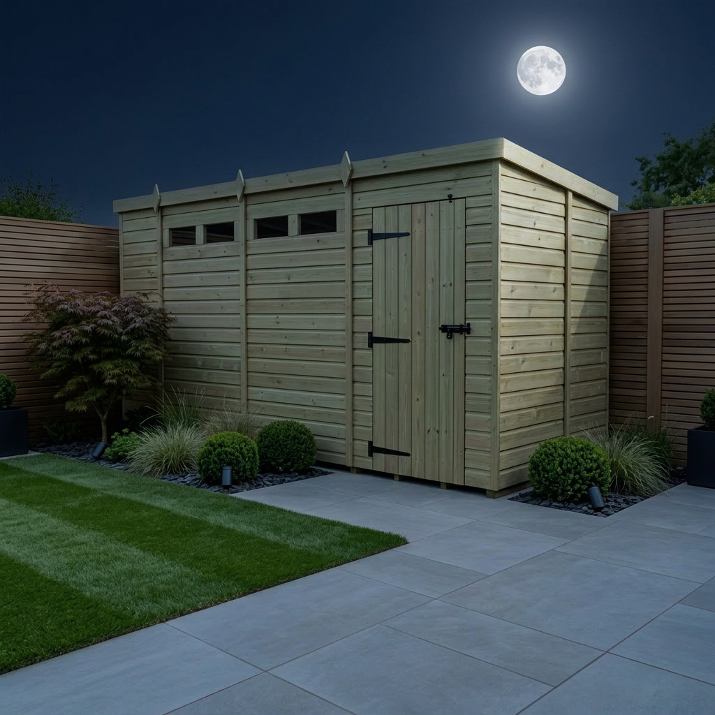 13 x 6  Security Pent Shed - view 2