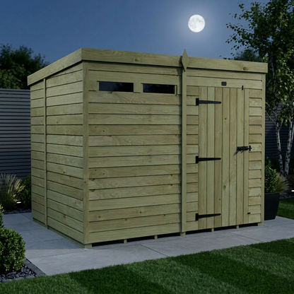 8 x 7 Security Pent Shed - Security Pent Shed