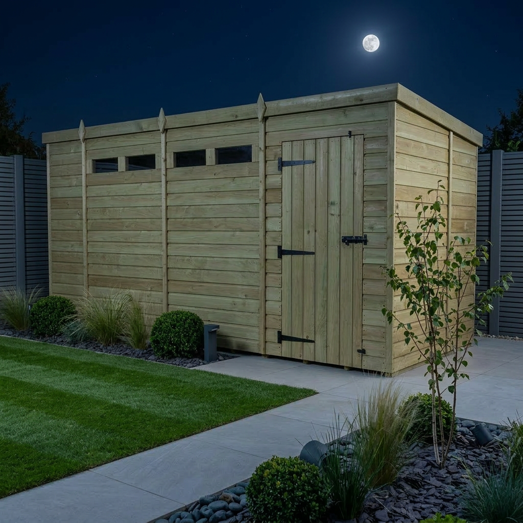14 x 7 Security Pent Shed - Security Pent Shed