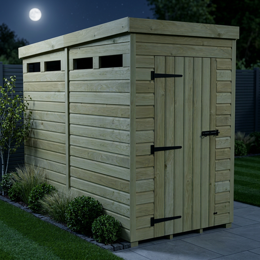 4 x 8 Security Pent Shed - view 2