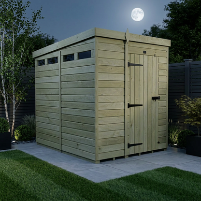 5 x 8 Security Pent Shed - view 2