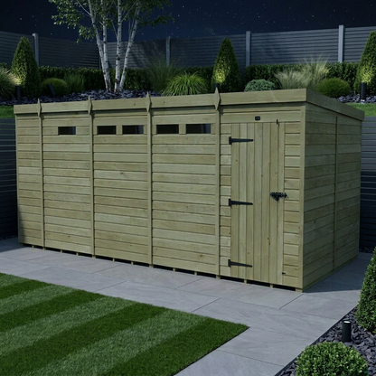 17 x 8 Security Pent Shed - view 2